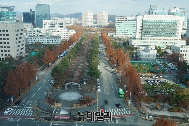 ▲ 대전 시청 북문 앞 대전보라매공원.ⓒ뉴데일리 충청본부 D/B