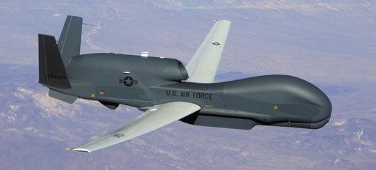 ▲ 고고도 무인정찰기 글로벌 호크ⓒAP 연합뉴스