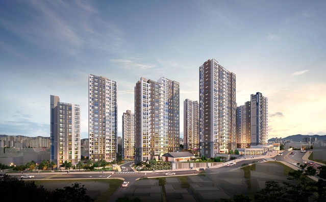 ▲ 대구 두류 파크 KCC스위첸 투시도.ⓒKCC건설