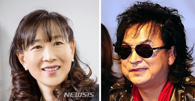 ▲ 최윤희(좌) 신임 문체부 제2차관과 남편 유현상. ⓒ청와대/뉴시스 제공