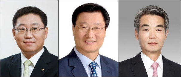 ▲ (왼쪽부터)대신증권 나재철 대표, KTB자산운용 정기승 부회장, IBK투자증권 신성호 전 대표