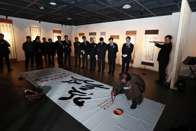 ▲ 독서왕 백곡 김득신 문학관 개관식 2부 행사로 열린 문화행사 장면.ⓒ증평군