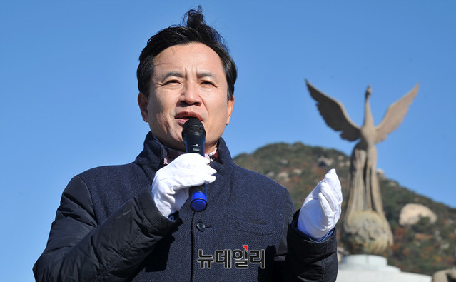 ▲ 김진태 자유한국당 의원. ⓒ이기륭 기자