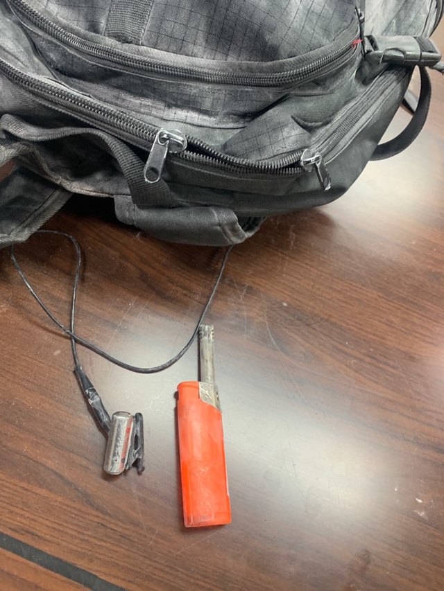 ▲ 분신 기도한 안모씨가 불을 붙인 데 사용한 것으로 추정되는 가스 라이터ⓒ우리공화당 제공