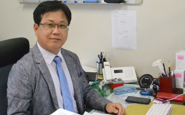 ▲ (사)한국재활복지공학회 제7대 회장으로 취임한 대구대 재활공학과 송병섭 교수.ⓒ대구대