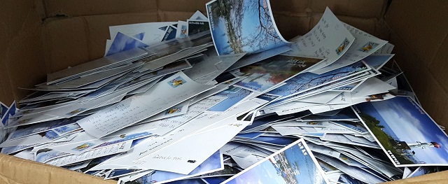 ▲ 보문관광단지 느린우체통의 엽서.ⓒ경북문화관광공사