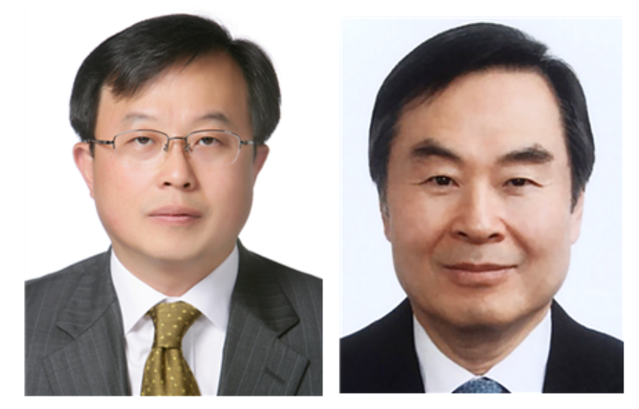 ▲ 송경석 귀뚜라미 홀딩스 대표, 최재범 귀뚜라미 신임 대표 (왼쪽부터) ⓒ 귀뚜라미