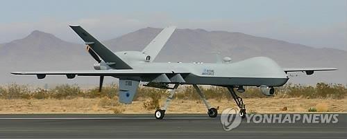 ▲ 솔레이마니 제거 작전에 투입된 MQ-9 리퍼 드론. ⓒ연합뉴스