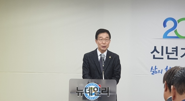 ▲ 임종식 교육감은 8일 교육청 브리핑룸에서 신년 기자회견을 갖고 “교육부 고등학교 정책내용 중 경북교육을 벤치마킹해 갈 정도로 경북교육이 대한민국 교육의 표준이 되도록 하겠다”고 밝혔다.ⓒ뉴데일리