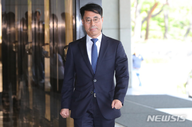 ▲ 직권남용권리행사방해 등 혐의로 기소된  유해용(54·사법연수원 19기) 전 법원행정처 수석·선임 재판연구관이 13일 1심에서 무죄를 선고받았다. ⓒ뉴시스