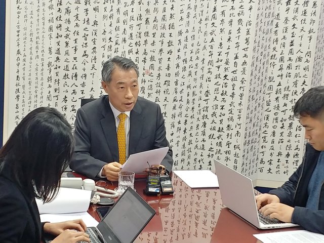 ▲ 19일 '총선 불출마 선언' 기자회견 하는 정종섭 의원.ⓒ정종섭 의원 페이스북