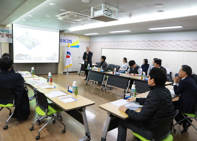 ▲ 영양군(군수 오도창)은 17일 ‘양조장 리모델링 및 복합커뮤니티센터’ 건립을 위한 실시설계용역 착수보고회’를 열었다.ⓒ영양군