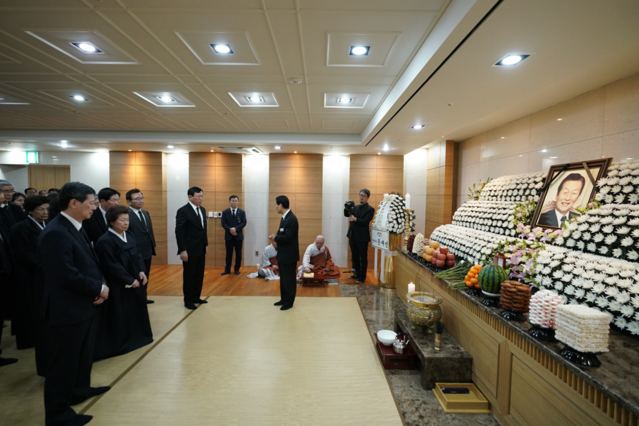 ▲ 신격호 명예회장 빈소 모습.ⓒ롯데그룹