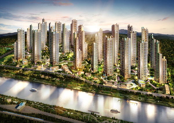 ▲ 검암역 로열파크씨티 푸르지오 조감도. ⓒ DK도시개발