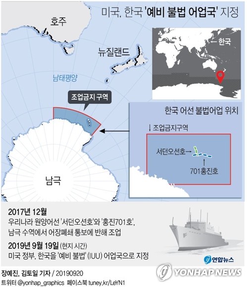 ▲ 불법어업국 지정 관련.ⓒ연합뉴스