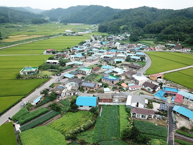 ▲ 신재생에너지 융복합지원사업추진지역인 남정면 남정리.ⓒ영덕군