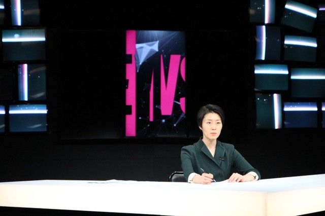 ▲ '두산아트랩 2020'에 선정된 연극 '앵커' 쇼케이스 모습.ⓒ두산아트센터