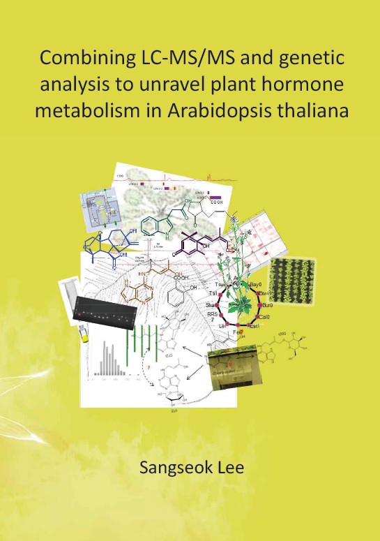▲ ‘식물호르몬 대사체의 유전체 분석에 관한 연구’ 논문 표지.ⓒ경북도