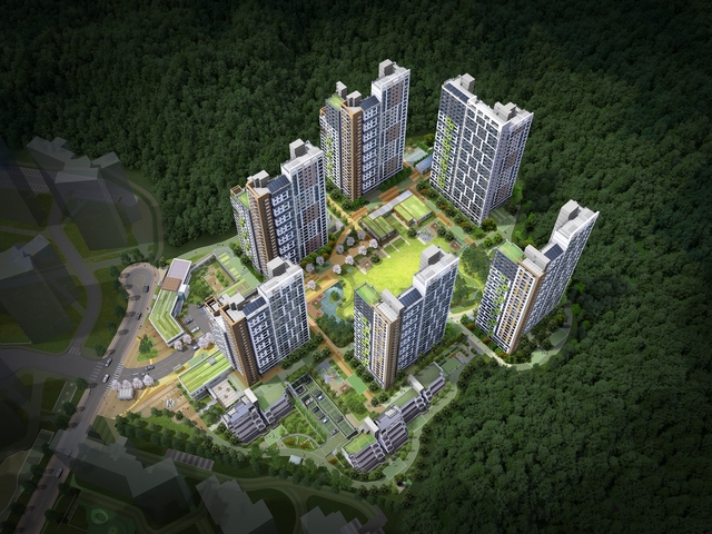 ▲ 코오롱하늘채 조감도.ⓒ경북개발공사