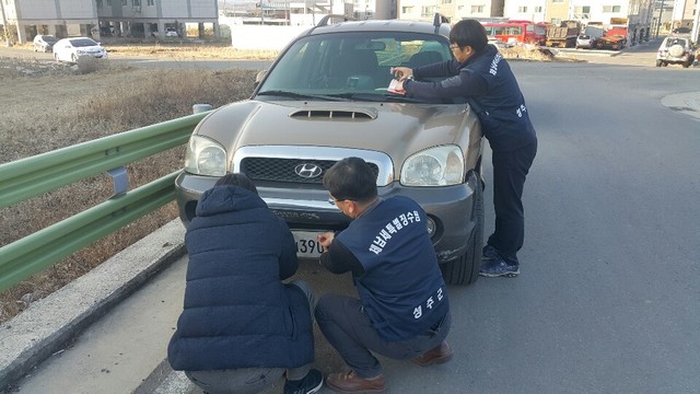 ▲ 성주군은 지난 4일부터 체납차량 번호판 영치활동을 본격 시작했다.ⓒ성주군