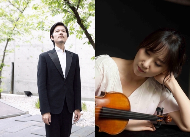 ▲ 피아니스트 김홍기와 바이올리니스트 이문경.ⓒ예술의전당
