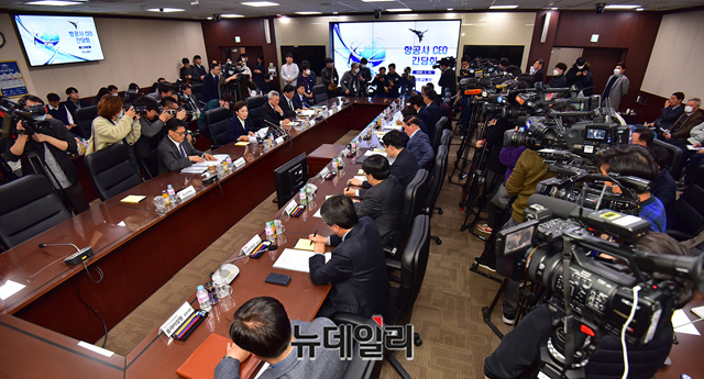 ▲ 10일 간담회 진행 모습 ⓒ 정상윤 기자