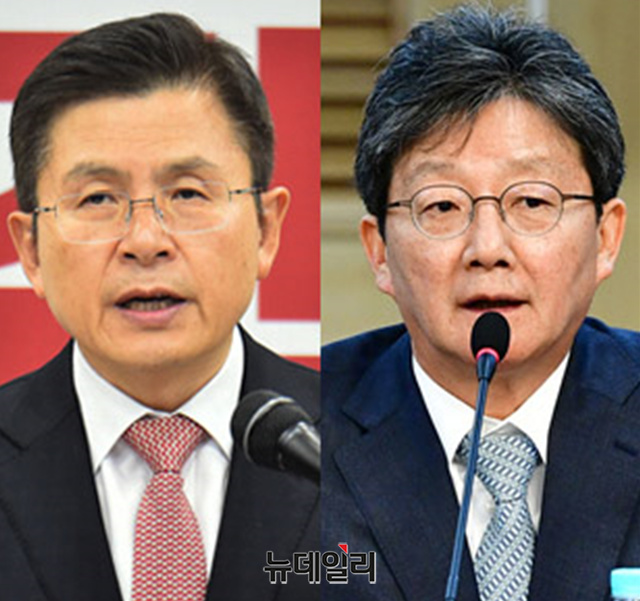 ▲ 자유한국당 황교안 대표(왼쪽)와 바른미래당 유승민 의원. ⓒ뉴데일리