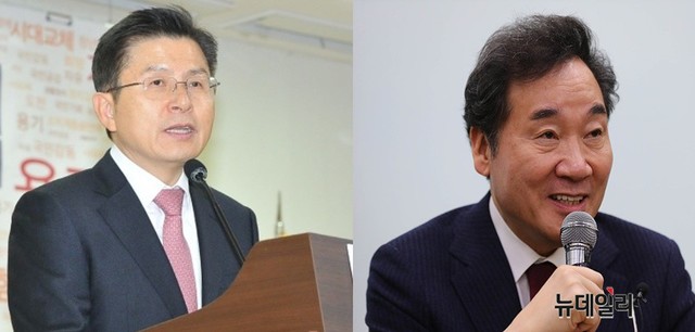 ▲ 황교안(왼쪽) 자유한국당 대표와 이낙연 전 국무총리ⓒ뉴데일리DB