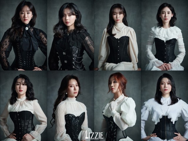 ▲ 윗줄 왼쪽부터 유리아·나하나·김려원·홍서영, 아랫줄 최수진·제이민·이영미·최현선.ⓒ쇼노트