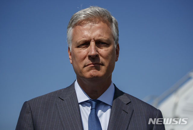 ▲ 로버트 오브라이언 미국 백악관 국가안보보좌관. ⓒ뉴시스. 무단전재 및 재배포 금지.