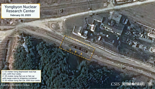 ▲ CSIS 비욘드 패러렐 팀이 공개한 영변 핵시설 일대 위성사진. ⓒCSIS 관련 보고서 화면캡쳐.