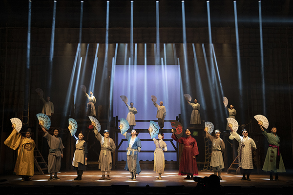 ▲ 뮤지컬 '스웨그에이지: 외쳐, 조선!' 공연사진.ⓒPL엔터테인먼트