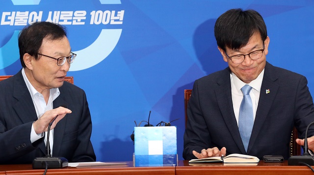 ▲ 이해찬 더불어민주당 대표와 김상조 청와대 정책실장. ⓒ뉴시스