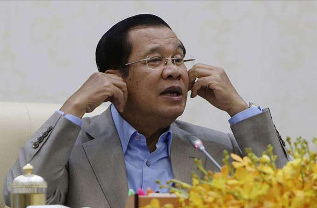 ▲ 훈센 총리는 지난 1월 30일(현지시간) TV 연설을 통해 