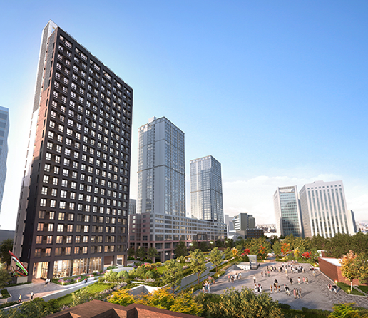 ▲ 쌍용 더 플래티넘 서울역 조감도. ⓒ 쌍용건설