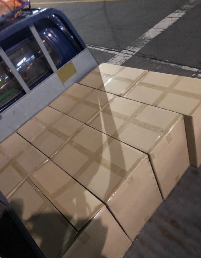 ▲ 경찰이 압수한 불량 마스크.ⓒ충남지방경찰청