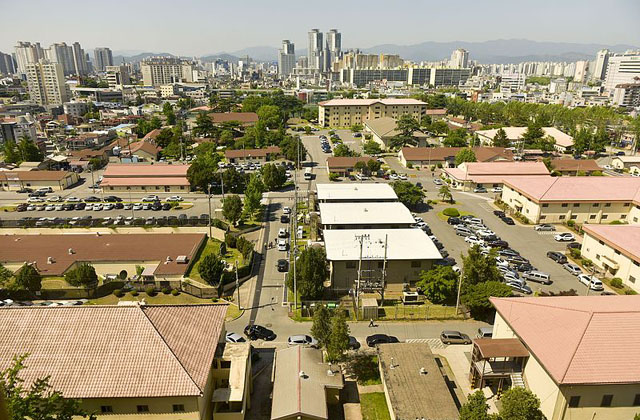 ▲ 대구에 있는 캠프 헨리. ⓒ미육군 기지경비대 촬영-위키피디아 공개사진.