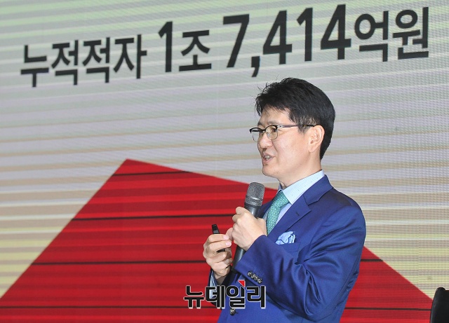 ▲ 발언하는 강성부 KCGI 대표 ⓒ 권창회 기자