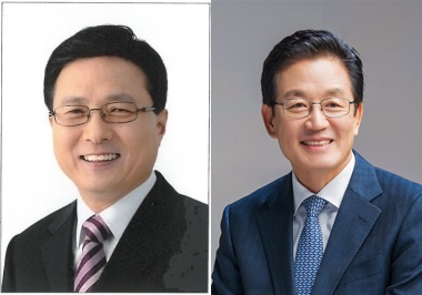 ▲ 더불어민주당 소속 김형근, 정정순 예비후보(왼쪽부터).ⓒ충북도선거관리위원회