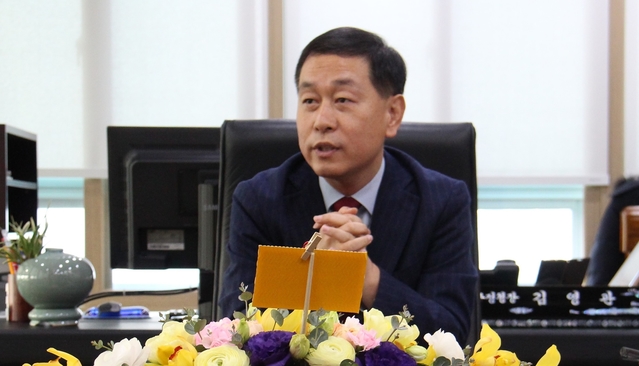 ▲ 경북지방우정청 제36대 김영관(金映官) 신임 청장.ⓒ경북우정청