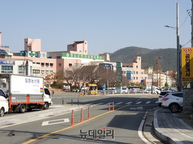 ▲ 한산한 청도시내 거리.ⓒ뉴데일리