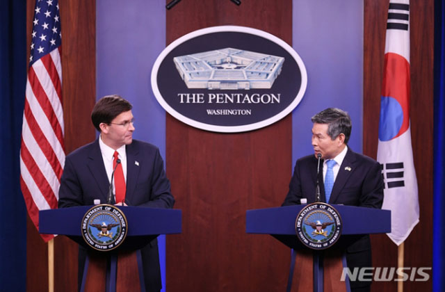 ▲ 3월 연합훈련은 예정대로 실시한다던 한미 군 당국은 지난 24일(미국 현지시간) 한미 국방장관이 회담을 가진 뒤 