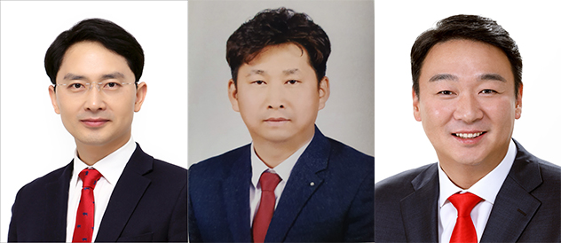 ▲ 왼쪽부터 김병욱(포항남·울릉), 최창근(경주시), 정희용(고령·성주·칠곡군) 예비후보.ⓒ각 예비후보 측