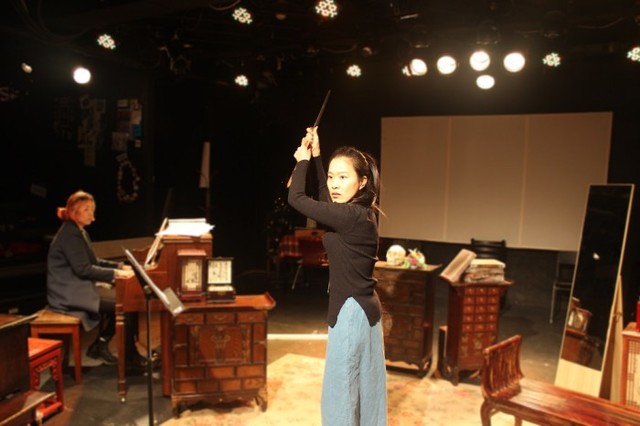 ▲ '판소리 햄릿 - 송보라 편' 연습 장면.ⓒ플레이위드