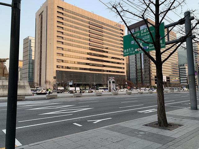 ▲ 지난달 29일 오후 서울 종로구 광화문 일대. ⓒ뉴데일리경제