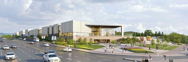 ▲ 오리시아테마파크 투시도. ⓒ 동부건설