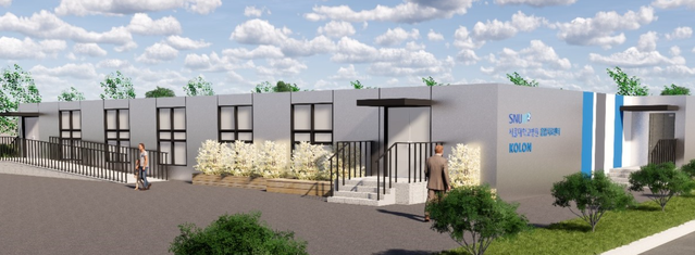 ▲ 코로나19 음압치료병실 조감도 ⓒ 코오롱