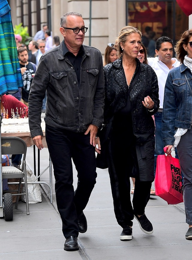 ▲ 톰 행크스·리타 윌슨 부부. ⓒ스플래시닷컴 제공