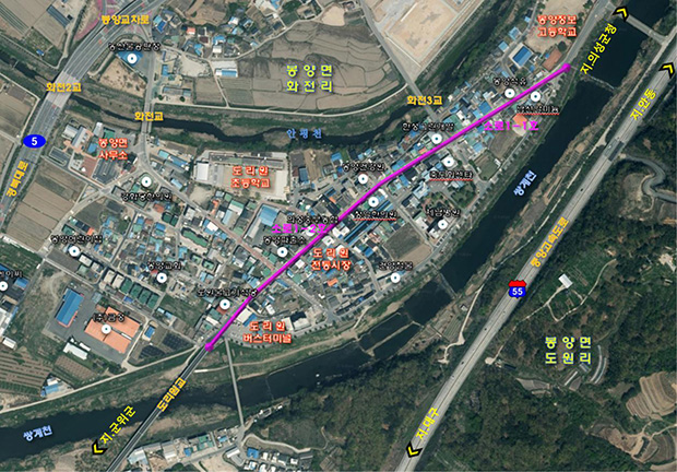 ▲ 의성군은 봉양면 시가지(도리원길) 전선지중화사업을 본격 추진한다.ⓒ의성군