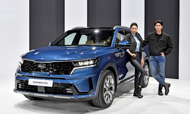 ▲ 기아자동차가 6년 만에 새로 선보인 중형 스포츠유틸리티차량(SUV) 신형 쏘렌토 ⓒ기아차